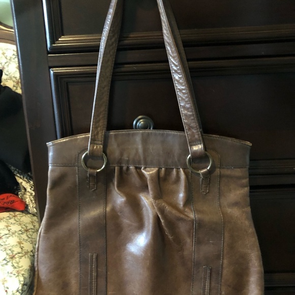 Vintage real leather Old Lady Bag - Picture 4 of 11